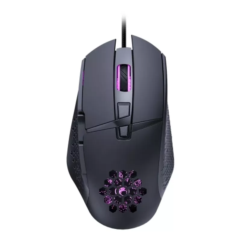 Lumi Legend WM03G-16 juhtmega hiir, USB Type-A, optiline, 7200 DPI, must