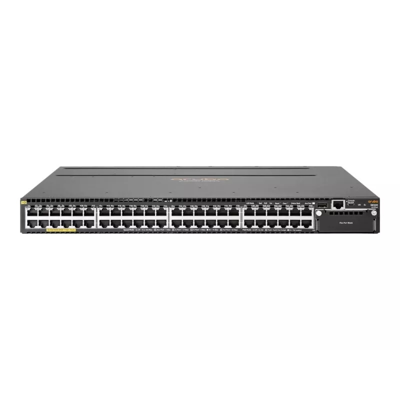 HPE - Aruba seeria - Lüliti - 3810M 48G PoE+ 1 pesa L3 - hallatav - 48 x 10/100/1000 (PoE+) - riiulile paigaldatav - PoE+