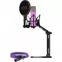 NT1 Signature +XLR-kaabel + lauaarvuti stuudiovars, mikrofon lilla, komplekt