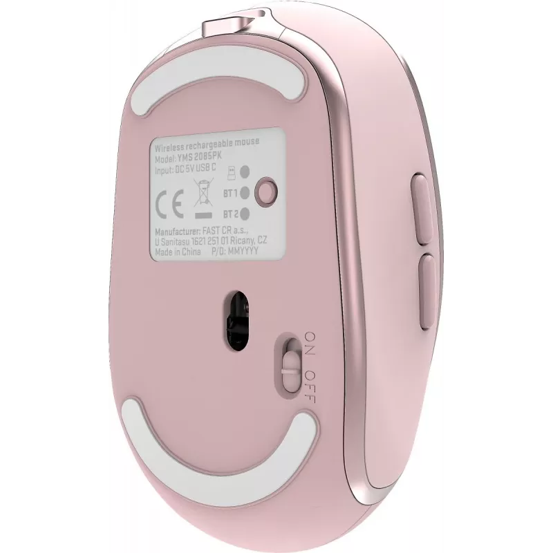 Juhtmevaba hiir YENKEE YMS 2085PK NOBLE Dual WiFi Bluetooth