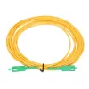 Extralink SC/APC-SC/APC patch-kaabel, LSOH, ühemoodiline, simpleks, G.657A2, 3 mm, 15 m, kollane