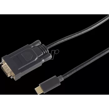 shiverpeaks BS10-59185 Videokaabli adapter 1,8 m USB USB-C VGA (D-Sub) Must (BS10-59185)