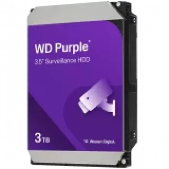 Sisemine kõvaketas Western Digital lilla WD34PURZ 3 TB 3.5 tolli 5400 p/min 128 MB Serial ATA III