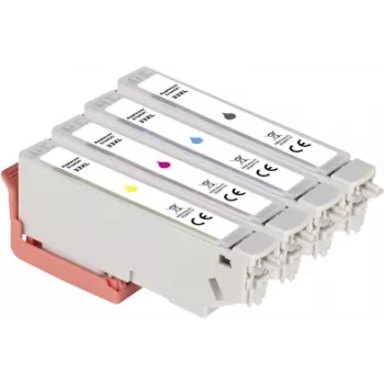 Renkforce tindi kombineeritud komplekt asendab Epson 33XL (C13T335740) ühilduv must, tsüaan, magenta, kollane RF-5706062 (RF-5706062)