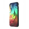 Telefonikate Tellur Cover Glass Print iPhone XR-ile Mesmeric – kõva tagapaneeliga kaitseümbris klaasprindiga