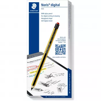 Stylus Staedtler 180M 22-1 must kollane graafikatahvel