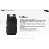 Reisiseljakott Nitecore BP18 — must nailon/polüester, 240×160×470 mm