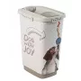Õhukindel plastikust toidunõu rotho Cody Beež 25 L — lemmikloomatoidu hoidmine, 463×330×250 mm, 3 kg