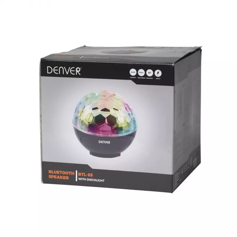 Bluetooth kõlar Denver BTL-65 must