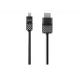 Mini DisplayPort-HDTV-kaabel, 1,8 m, Mini DisplayPort, HDMI, isane, isane, must