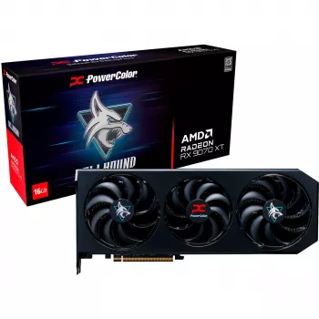 PowerColor Hellhound Radeon RX 9070 XT 16GB GDDR6 PCIe 5.0 graafikakaart