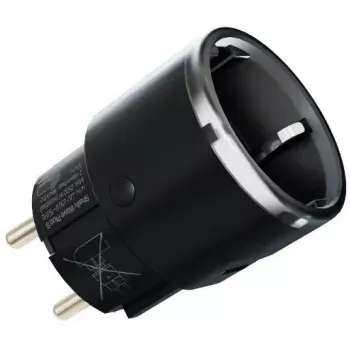Nutipistik Shelly Wave Plug S Z-Wave 800 Must — Z-Wave 800 nutipistikupesa, 230 V/12 A, 2500 W, võimsuse mõõtmine
