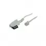 Telefonikaabel S/CONN 70046-W 6 m Valge