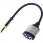 LogiLink Audio splitter stereo mini jack plug female to stereo mini jack plug male 18 cm