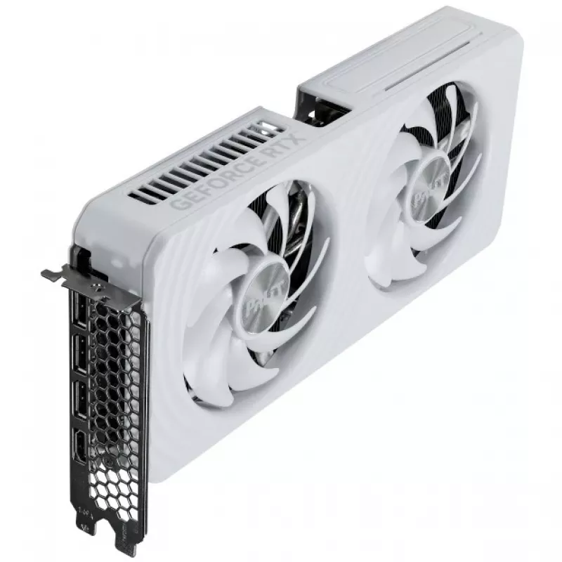 Videokaart Palit GeForce RTX 5060 Ti White OC — GeForce RTX 5060 Ti, 16 GB GDDR7, 128-bit, PCIe 5.0, 2407 MHz