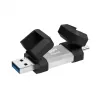 USB-mälupulk Silicon Power 256 GB USB Type-A / USB USB-C, USB 3.2 Gen 1, alumiinium‑kummist kork