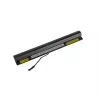 Battery roheline Cell LE97 Lenovo IdeaPad 100/300 seeriale, 14.8V 2200mAh Li-Ion, 4 elementi, must