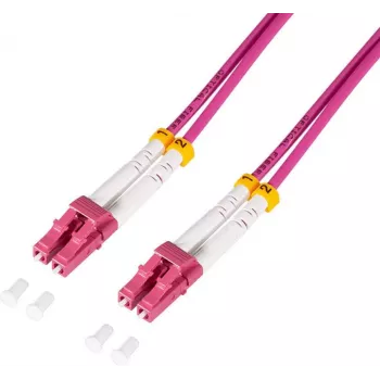 LogiLink FC4LC02 fiiberoptiline LWL ühenduskaabel violetne [1x LC/UPC-pistik - 1x - kaabel - digitaalne/kuvar/video (FC4LC02)