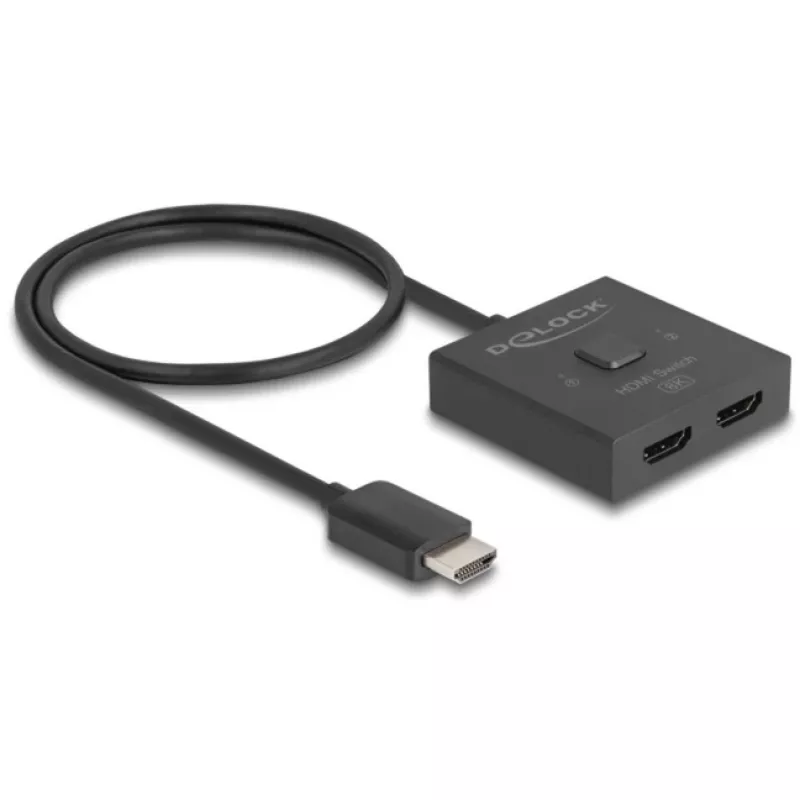 HDMI-lüliti DeLOCK 18901 144Hz Must Plastik 55x55x15mm