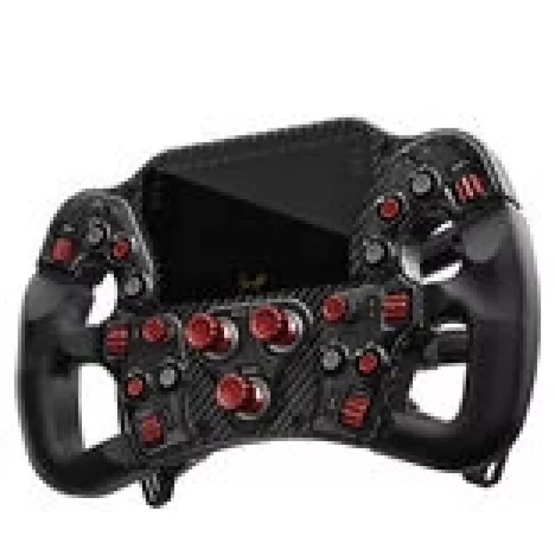 Asetek SimSports Invicta Formula rool - Punane + Invicta roolialus (27 Nm)