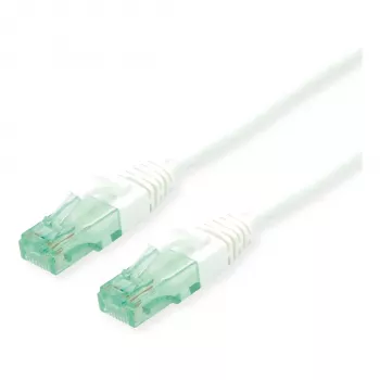ROLINE RM patch-kaabel Cat.6A UTP, wei, 1 m
