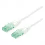 ROLINE RM patch-kaabel Cat.6A UTP, wei, 1 m