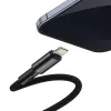 Baseus High Density põimitud kaabel USB-C kuni Lightning, PD, 20W, 1m (must)