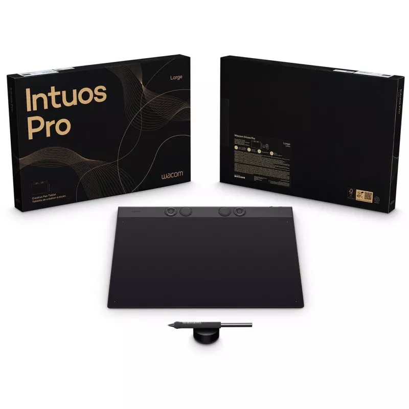 Wacom Intuos Pro Large graafikalaud must 349 x 195 mm USB/Bluetooth