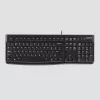 Logitech Desktop MK120 Combo, Must, Juhtmega, Šveitsi, 920-002504