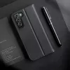 Dux Ducis Hivo klapiga nahast rahakott-tüüpi ümbris Samsung Galaxy S22+ (S22 Plus) jaoks, must