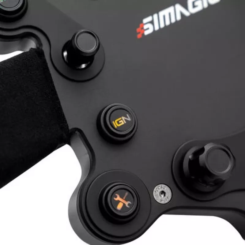 Simagici GTS Alcantara S202 rool — Alcantara-kattega sim-võidusõidurool, mudel S202