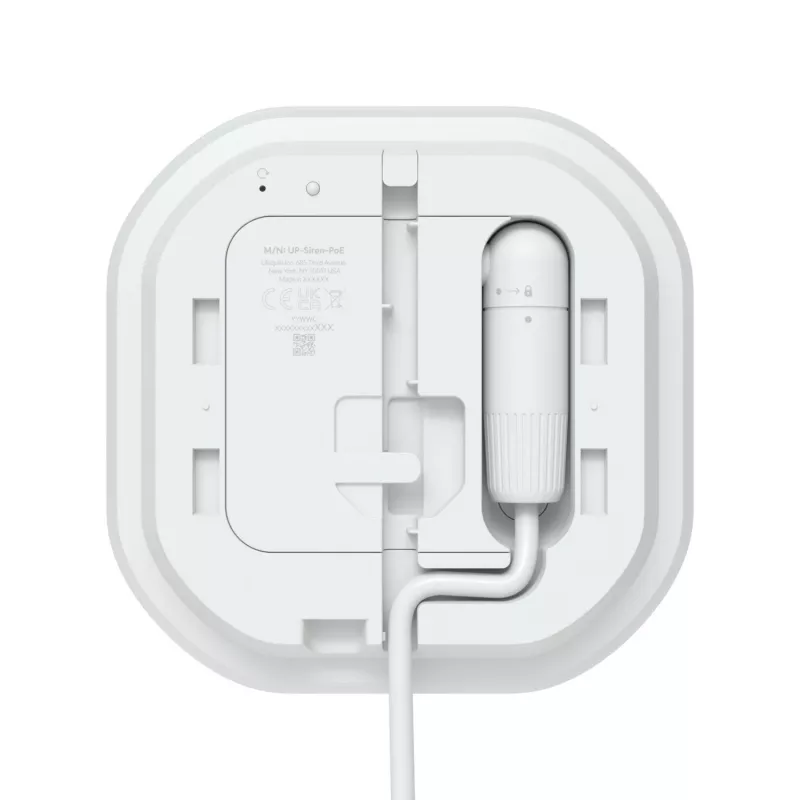 Juhtmega sireen Ubiquiti Siren POE Sise-/välistingimustesse Alumiinium Polükarbonaat