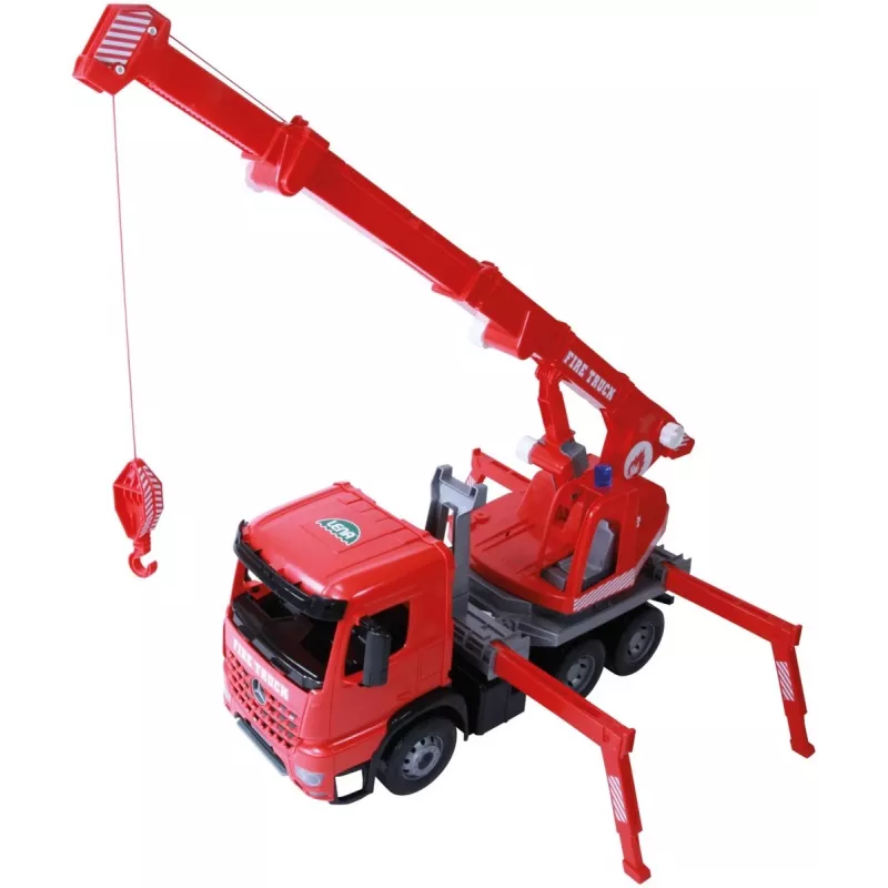 Mehaaniline mängukraanaauto Lena 02175EC, 70 cm, ühe pruuni kärruga