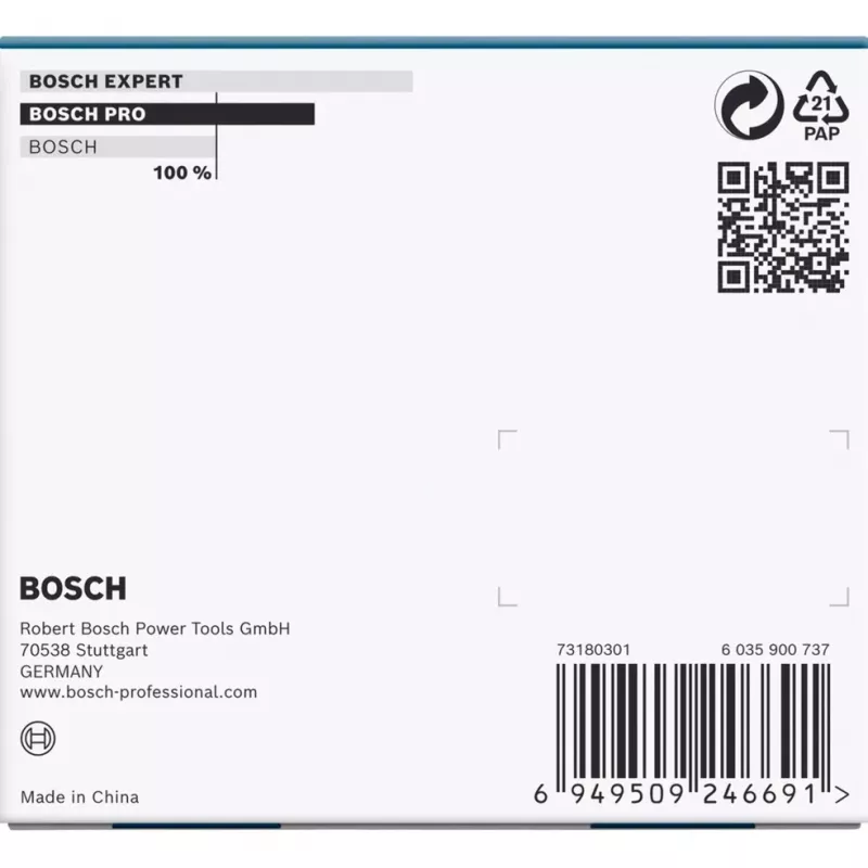 Löögipesade komplekt Bosch PRO 1/2 tolli, 3-osaline, süvapesad äärekaitsega
