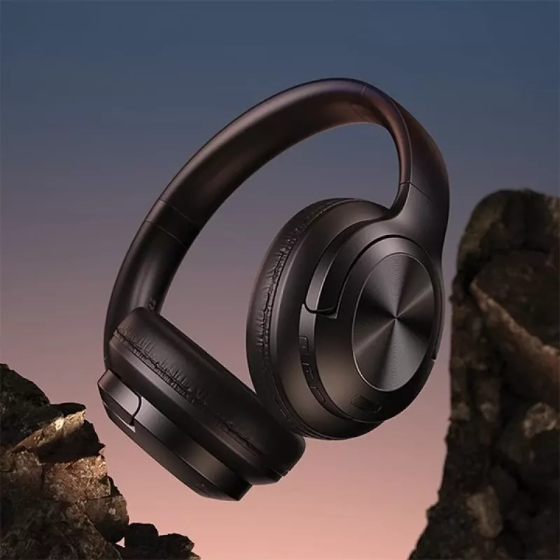 Usams Bluetooth 5.3 kõrvaklapid, ülepea, Us-yh seeria, must/must TDLYEJYS01