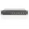 Switch DIGITUS 10 inch Gigabit Ethernet 8-Port Unmanaged - 8x Gigabit RJ45, rack-monteritav