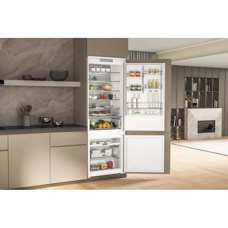 WHIRLPOOL sisseehitatav külmik WH SP70 T121, laius 69 cm, kõrgus 193,5 cm, energiaklass E, No Frost