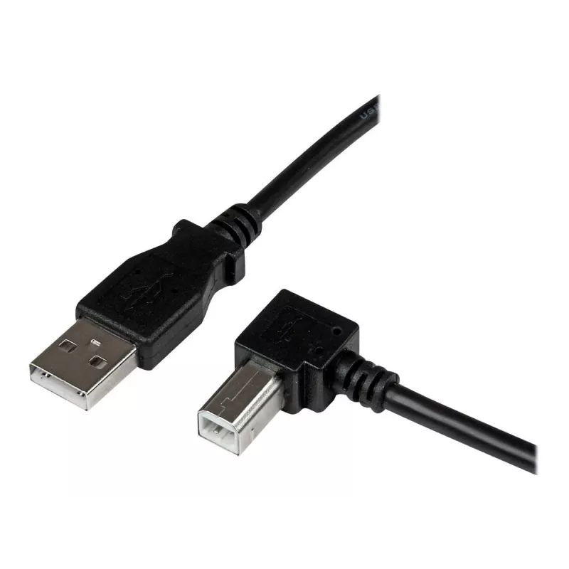 StarTech.com 3m USB 2.0 A kuni täisnurkne B-kaabel – isane/isane, 3 m, USB A, USB B, USB 2.0, must