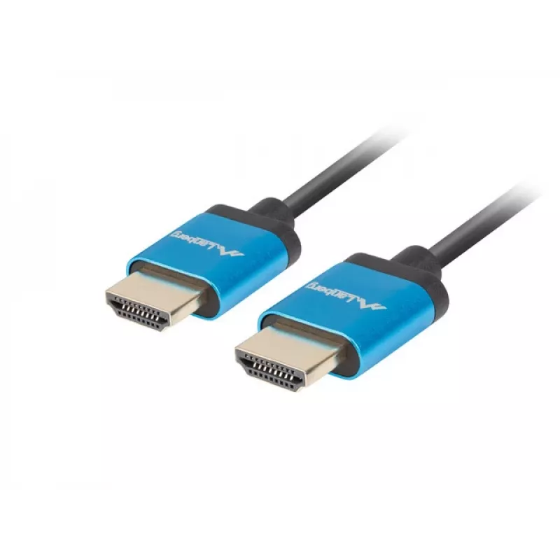 HDMI kaabel LANBERG CA-HDMI-22CU-0018-BK 1,8 m — HDMI tüüp A–A, HDMI 2.0, 18 Gbit/s, ARC, kullatud