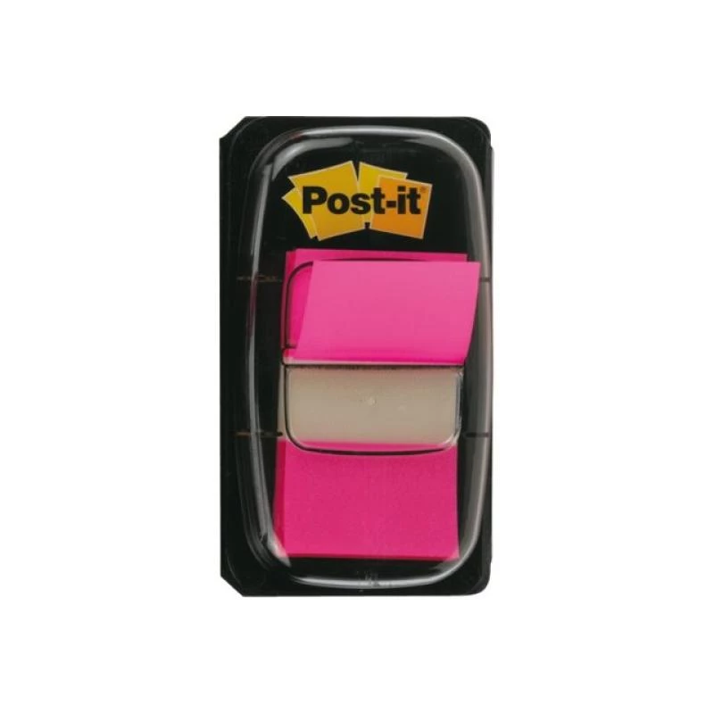3M Post-it Index roosa, kitsas, 50 kleepriba mõõtmed, 25,4 x 43,2 mm, ühekordses dosaatoris (I680-21)