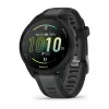 Garmin Forerunner 165 Music - Must - Spordikell rihmaga - Silikoon - Kiltkivihall - Randme suurus: 126-203 mm - Ekraan 3 cm (1,2) (010-02863-30)