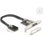 Võrguadapter DELOCK Mini PCIe I/O 95281 2× SFP Gigabit LAN-iga