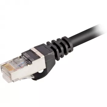 Võrgukaabel Sharkoon 0,25 m Cat.6 RJ-45 S/FTP must