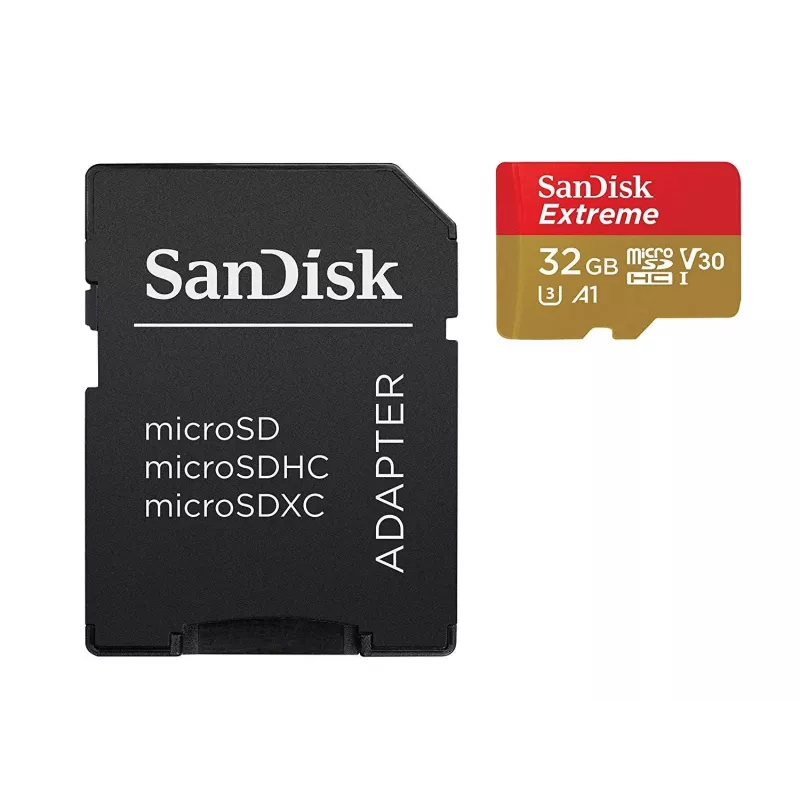 MicroSD-kaart SanDisk 32 GB UHS-I klass 10 SDSQXAF-032G-GN6GN