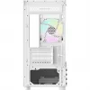 PC Micro Tower korpus THERMALTAKE View 170 WS ARGB Snow — Micro ATX, valge, 2x120mm küljel, 1x120mm taga, toiteplokk all, toetab 2.5 tolli/3.5 tolli