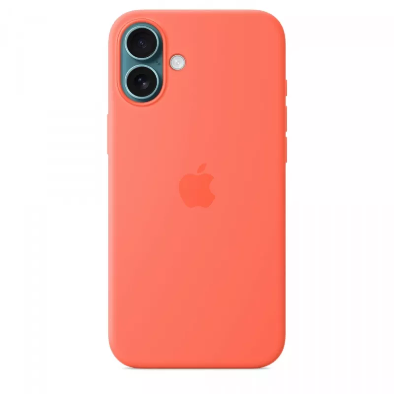 iPhone 16 Plus silikoonümbris MagSafe'iga - Tangerine