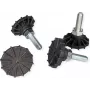 Rack feet ROLINE 19-inch 4 pieces Steel Must 40x40x60mm