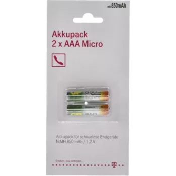 Taaslaetav Telekom AAA 1.2V 850mAh nikkel-metallhüdriidaku