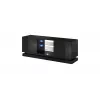 TV-kapp cama meble QIU 160 — MDF must läikiv, 1600×420×570 mm