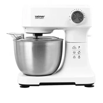 Planetaarmikser Zelmer ZKR1340 - 600 W, 3,5 L kauss, valge